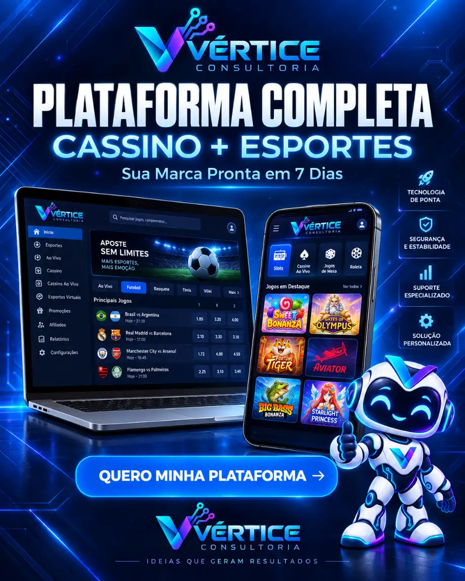 Plataforma Cassino + Esportes